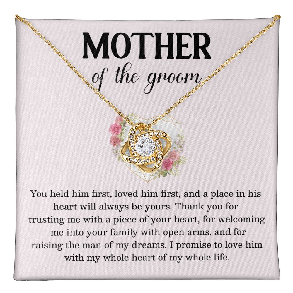 To The Mother Of The Groom Mother Of The Groom Necklace Gift Sentimental Jewelry For Mother Of The Groom Emotional Keepsake For Mother Jewelry Gift For Groom's Mom Special Gift For Groom's Mom Meaningful Gift For Groom's Mother