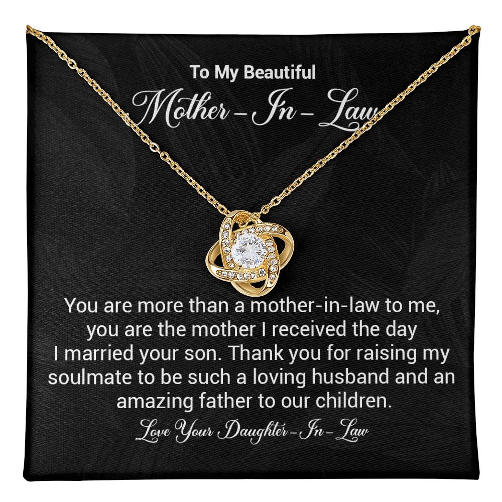 Mother-In-Law Necklace Gift from Daughter-In-Law Box
