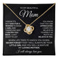 Necklace Gift for Mom from Daughter with Appreciation Card