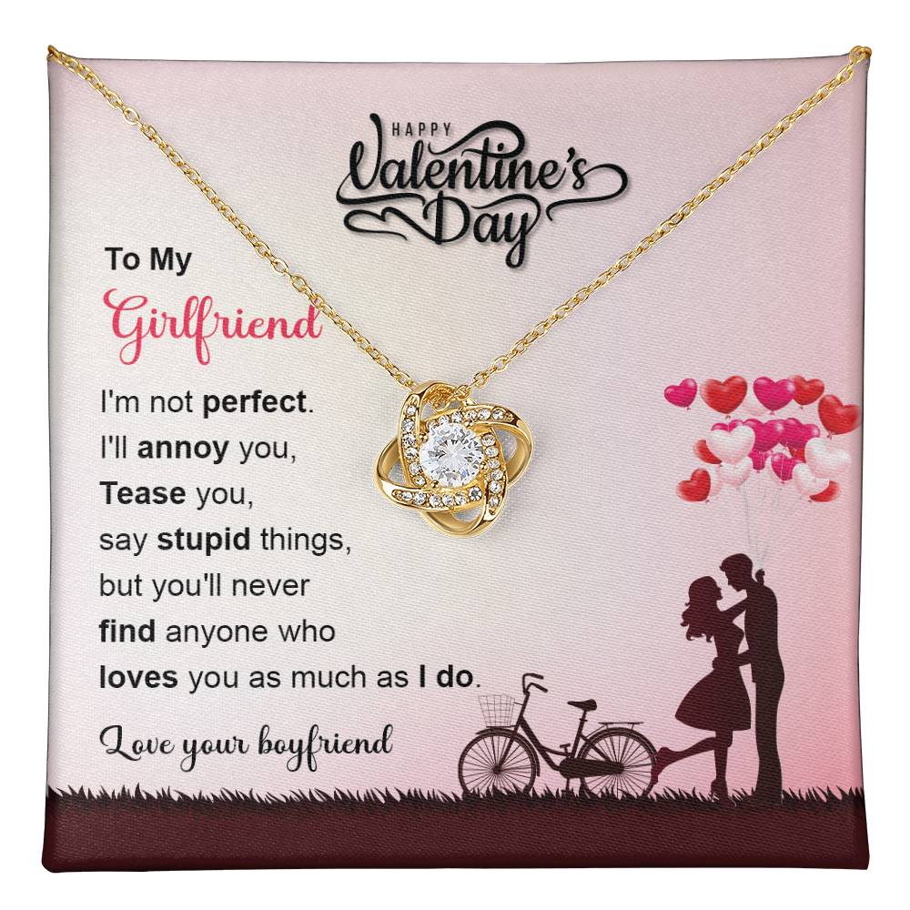Funny Valentine’s Necklace for Girlfriend Gift