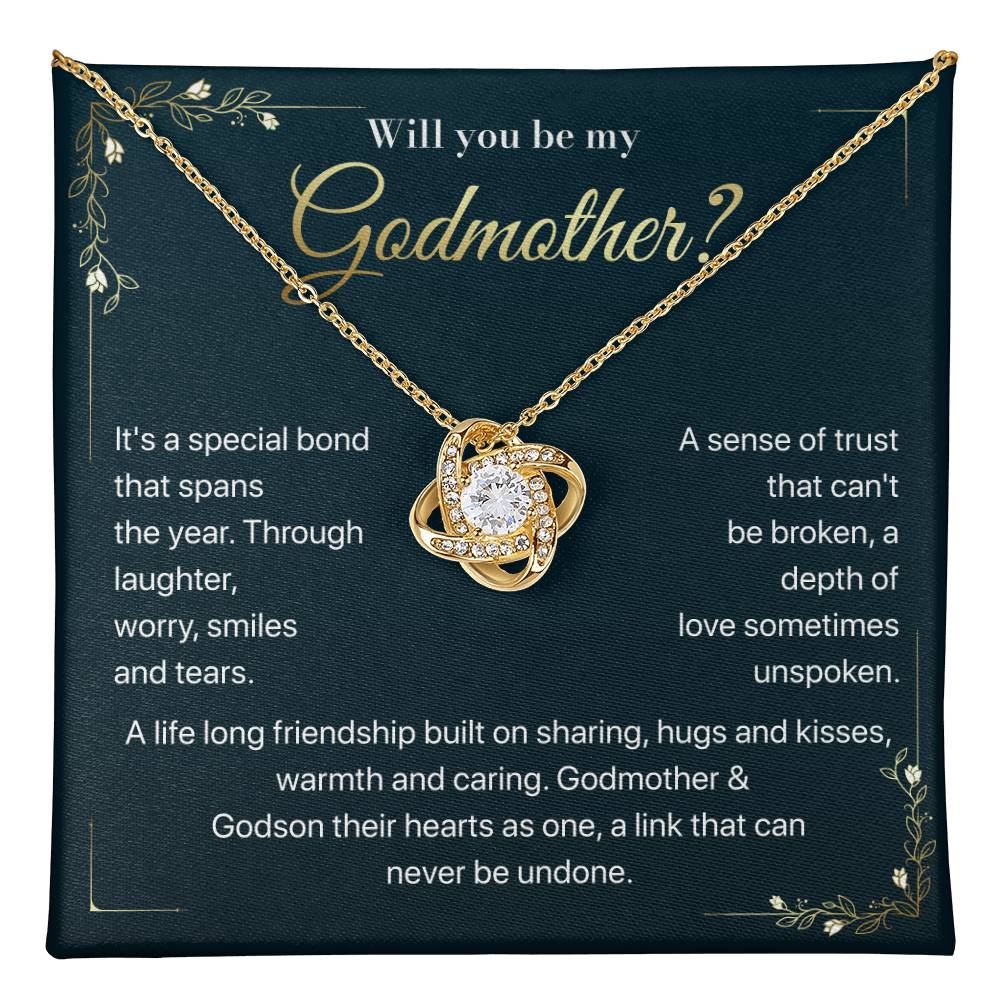 Will you be my Godmother Endless Support Necklace Bright Future Necklace Faithful Godmother Jewelry Strength In Unity Necklace Empowering Presence Jewelry Enduring Bond Necklace Emotional Support Pendant Inspirational Connection Jewelry