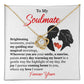 Soulmate Necklace Gift for Her with Love Message
