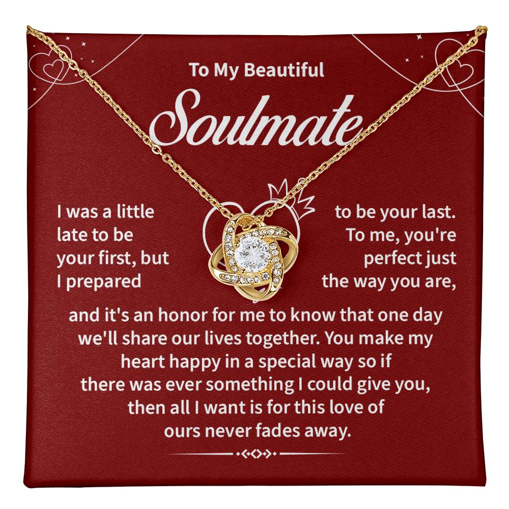 Soulmate Necklace for Her – Romantic Gift Box Jewelry