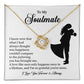 Soulmate Necklace – Gift for Wife or Girlfriend with Romantic Message