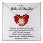 Mother and Daughter Necklace Gift – with Gift Box
