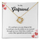 Meaningful Necklace Gift for Girlfriend with Love Card