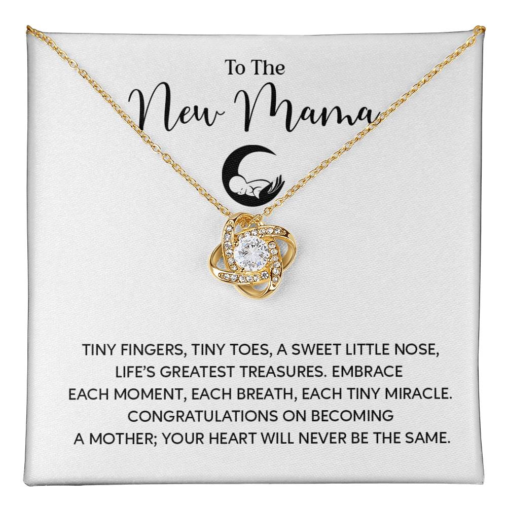 To The New Mama Gift From Your Mom Mama Jewelry Motherhood Gifts Personalized Baby Shower Gift Unique Gift For New Moms Sentimental Necklace For Mama Mom To Be Gift Cute Baby Shower Jewelry Welcome Baby Necklace Meaningful Gift For Mothers