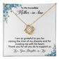 Mother-in-Law Necklace from Bride – Thank You Gift Box