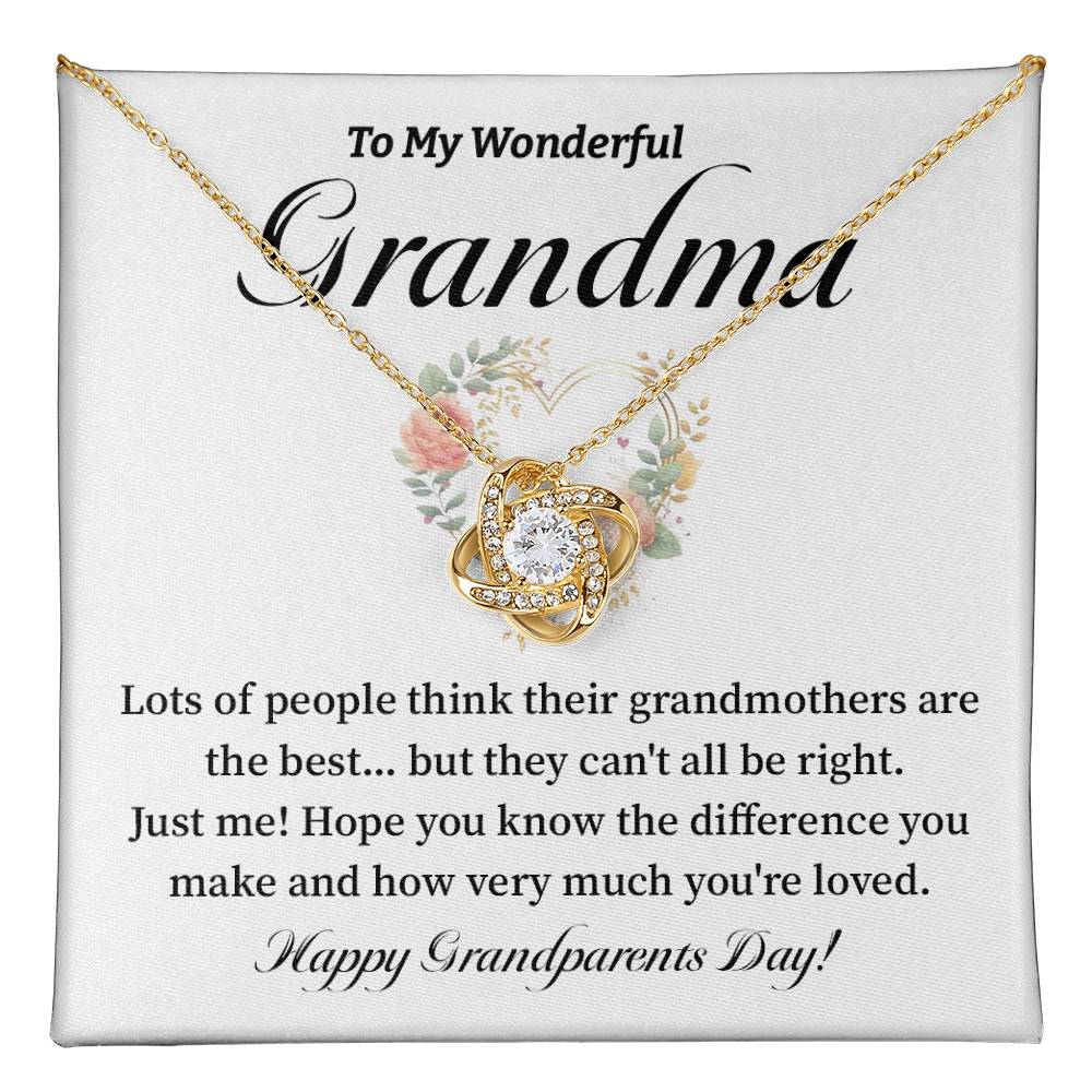 To My Wonderful Grandma Grandma Necklace Gift Heartfelt Gift For Grandma Sentimental Jewelry For Grandmother Granddaughter To Grandma Gift Special Gift For Grandma Grandmother Appreciation Gift Meaningful Gift For Grandma