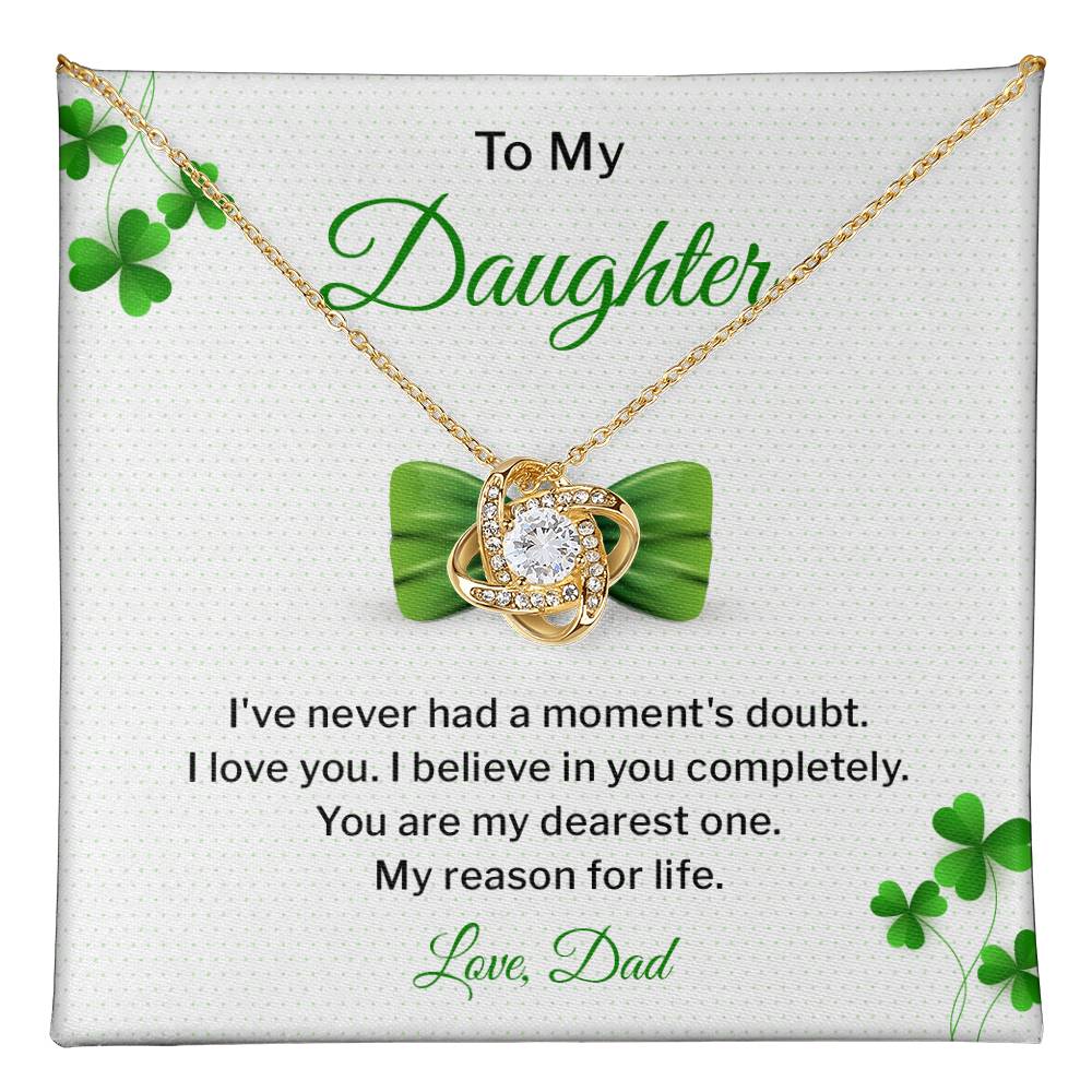 Daughter Gift from Dad – Green Gift Box & Card