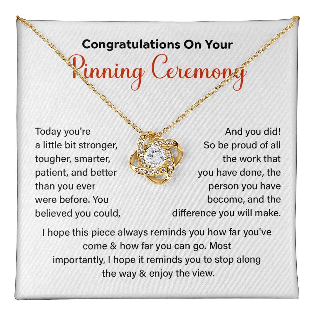 Congratulations On Your Pinning Ceremony Strength And Determination Jewelry Enjoy The View Necklace Best Wishes Necklace Path To Success Necklace Personal Growth Jewelry Motivational Jewelry For New Beginnings Meaningful Gift For Graduates