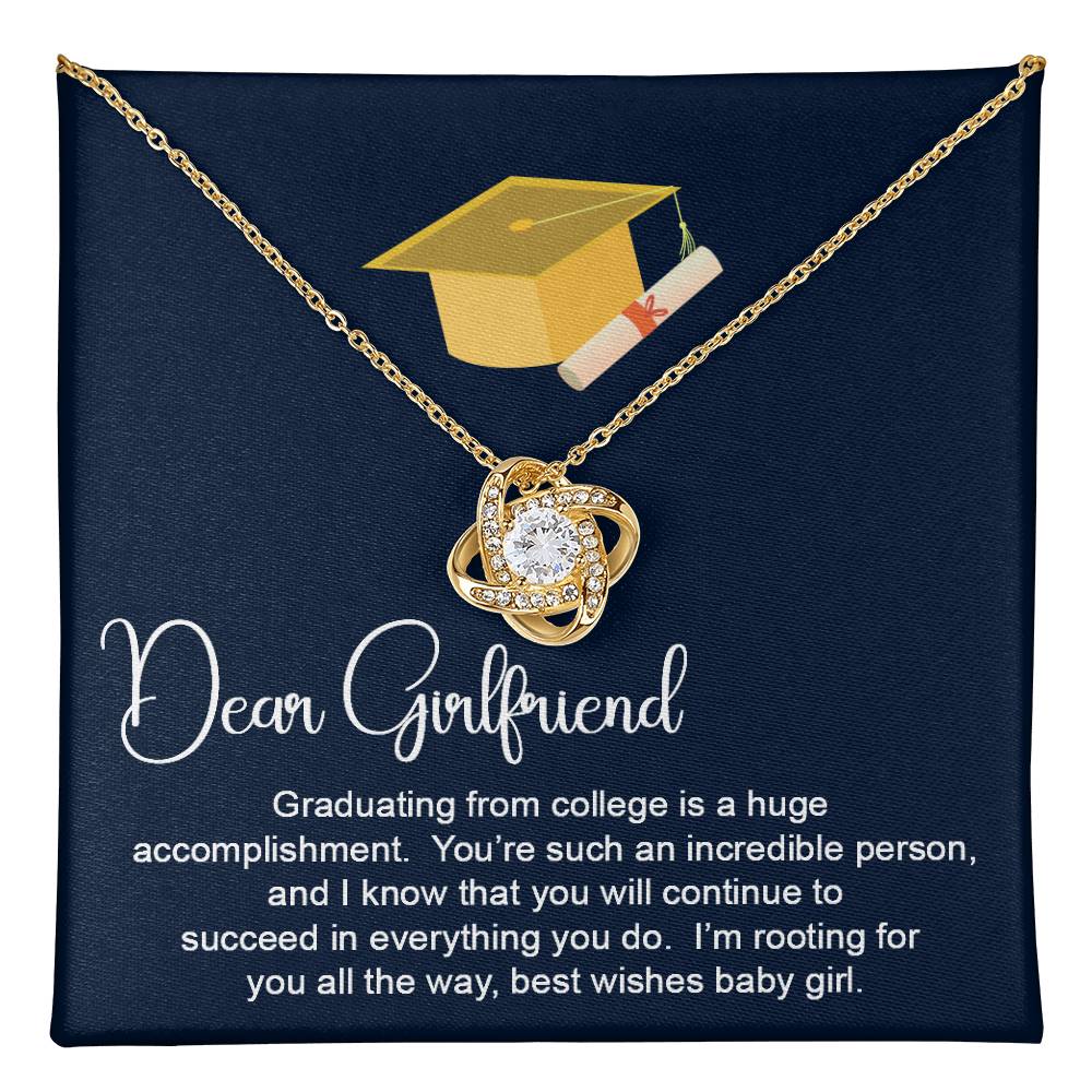 Dear Girlfriend Necklace Girlfriend Graduation Necklace Gift Gift For Graduation Necklace For Girlfriend Proud Of You Graduation Necklace Best Wishes Necklace For Girlfriend Sentimental Gift For Girlfriend Necklace For Girlfriend Necklace For Girlfriend