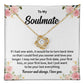 Soulmate Necklace Gift for Her – Romantic Jewelry Box