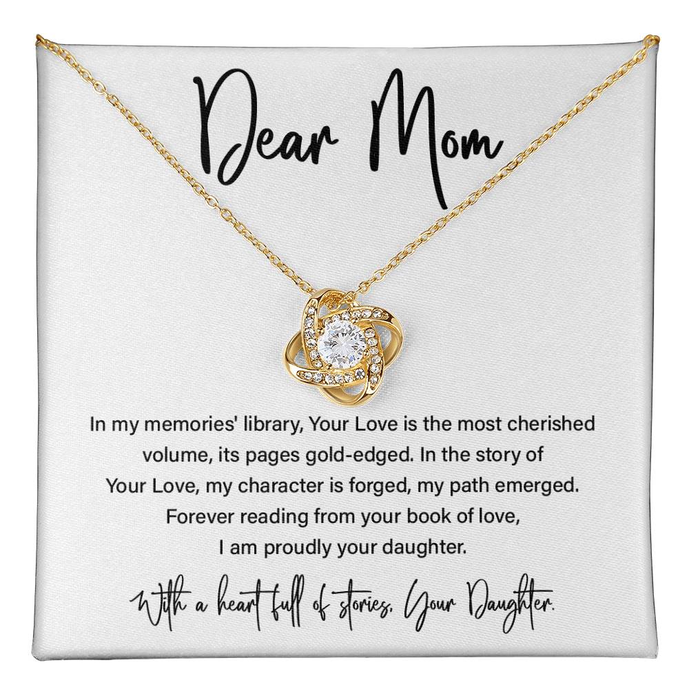 Dear Mom, Best Necklace Gift From Daughters To Mom Inspirational Necklace Gift Best Mother’s Day Necklace Gift Mother-daughter Bond Necklace Gift Jewelry Gift Necklace With Message Thoughtful Gift Necklace Sentimental Necklace Gift