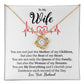 Wife Jewelry Gift from Husband with Love Message