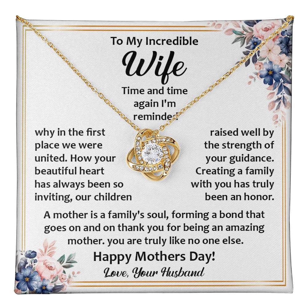 Mother’s Day Necklace Gift for Wife from Husband