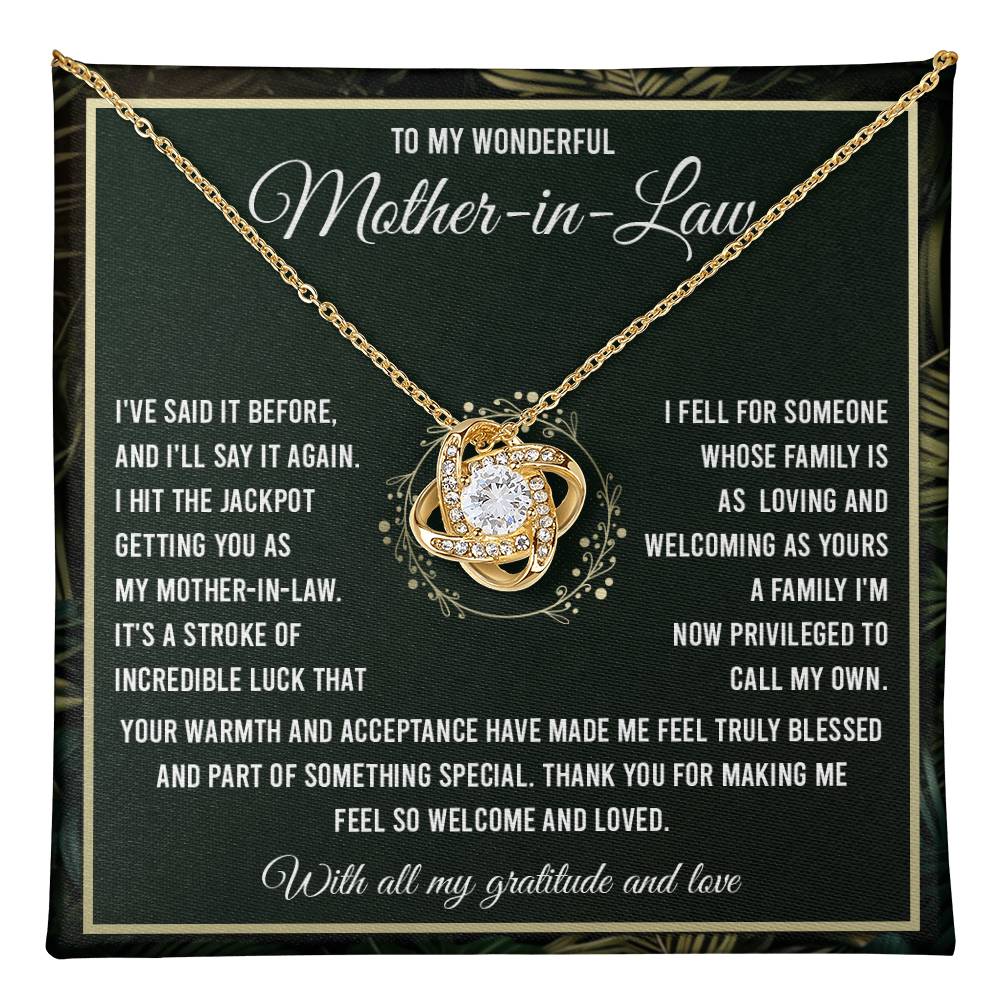Mother-in-Law Necklace Gift from Daughter-in-Law