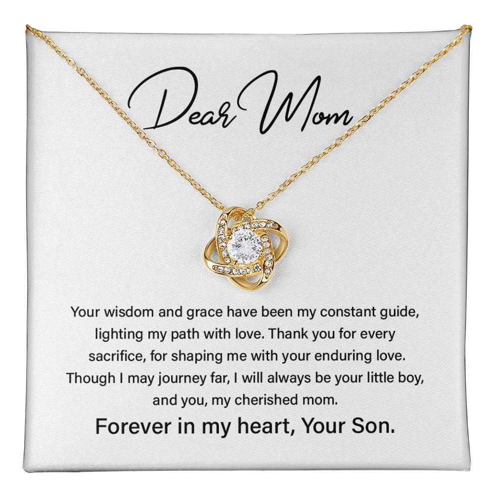 Dear Mom Mother’s Day Necklace For Cherished Mom Best Birthday Gift Thoughtful Anniversary Jewelry Unique Christmas Necklace Thoughtful Necklace With Message Card Just Because Necklace