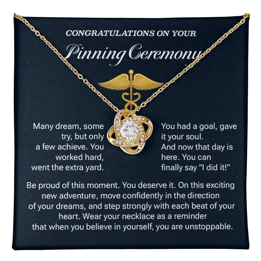 Congratulations On Your Pinning Ceremony Necklace Pinning Ceremony Necklace Gift Congratulations Pinning Ceremony Jewelry Believe In Yourself Necklace Jewelry For New Adventure Graduation Necklace Gift Necklace For Graduates