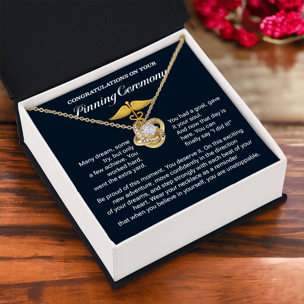 Congratulations On Your Pinning Ceremony Necklace Pinning Ceremony Necklace Gift Congratulations Pinning Ceremony Jewelry Believe In Yourself Necklace Jewelry For New Adventure Graduation Necklace Gift Necklace For Graduates