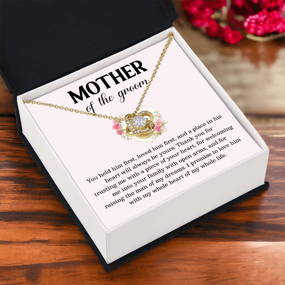 To The Mother Of The Groom Mother Of The Groom Necklace Gift Sentimental Jewelry For Mother Of The Groom Emotional Keepsake For Mother Jewelry Gift For Groom's Mom Special Gift For Groom's Mom Meaningful Gift For Groom's Mother