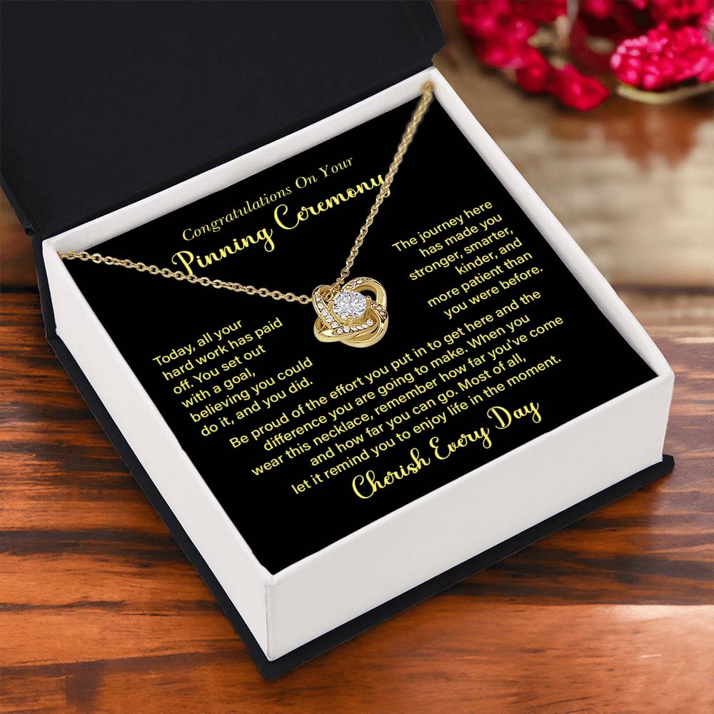 Congratulations On Your Pinning Ceremony Necklace Pinning Ceremony Necklace Gift Congratulations Pinning Ceremony Jewelry Journey Of Success Necklace Pinning Ceremony Milestone Necklace Necklace To Celebrate Hard Work Pinning Ceremony Keepsake Jewelry