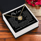 Romantic Necklace Gift for Her With Message & Luxury Box