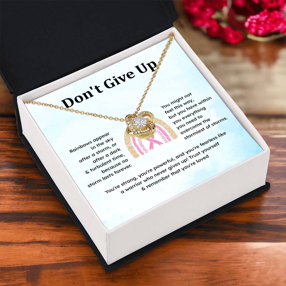 Don't Give Up Strength In Adversity Jewelry Don't Give Up Necklace Gift From Your Husband Meaningful Gift Supportive Gift Motivational Jewelry Never Give Up Necklace Breast Cancer Necklace For Soulmate Personal Growth Jewelry