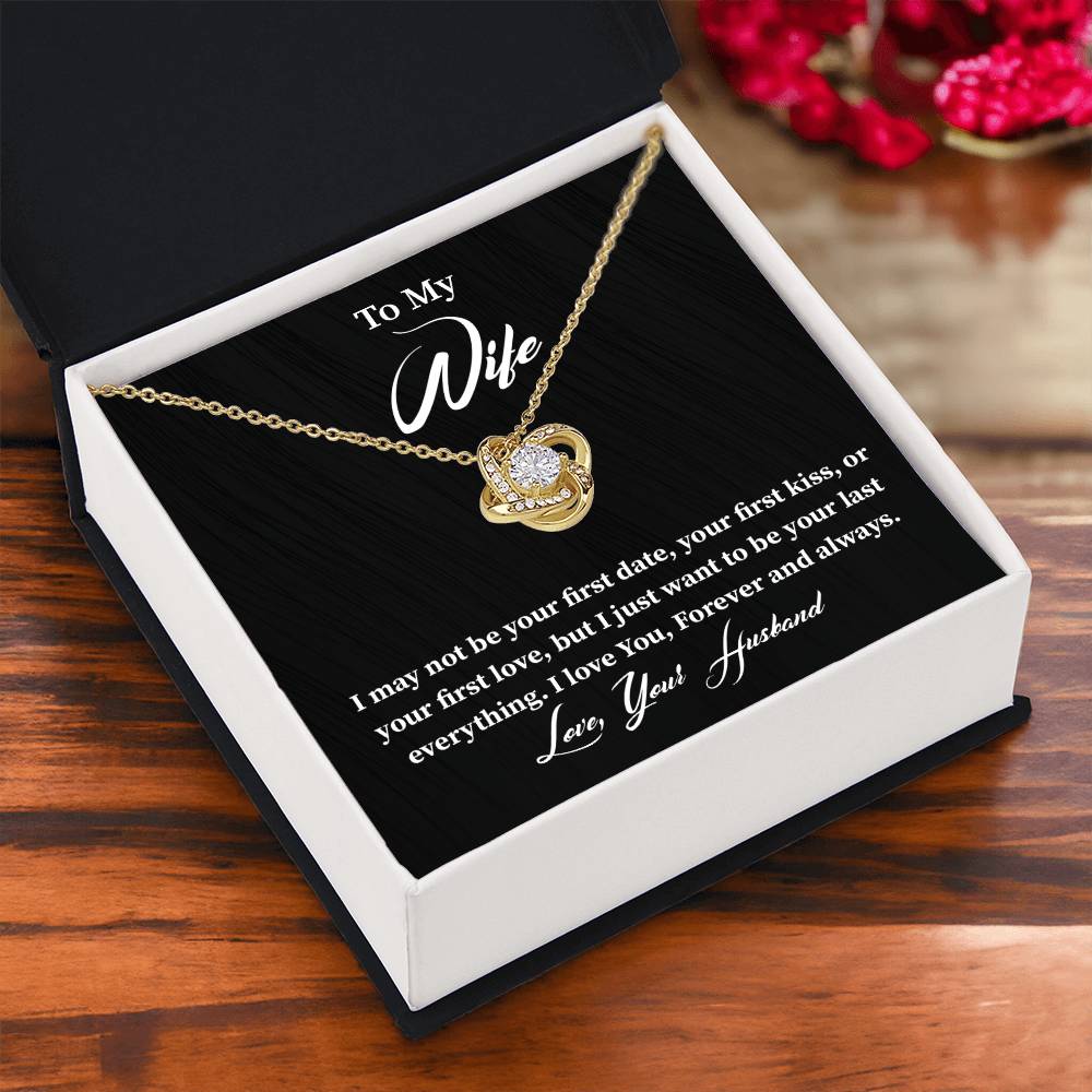 Wife Necklace Gift from Husband with Card & Gift Box