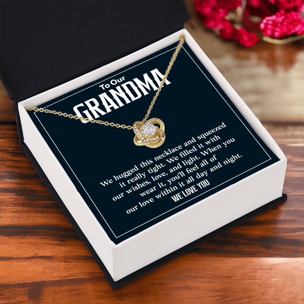 To Our Grandma Grandma Necklace Gift Heartfelt Gift For Grandma Sentimental Jewelry For Grandmother Emotional Necklace For Grandma Jewelry Gift For Grandma Grandchildren To Grandma Gift Special Gift For Grandma Meaningful Gift For Grandma