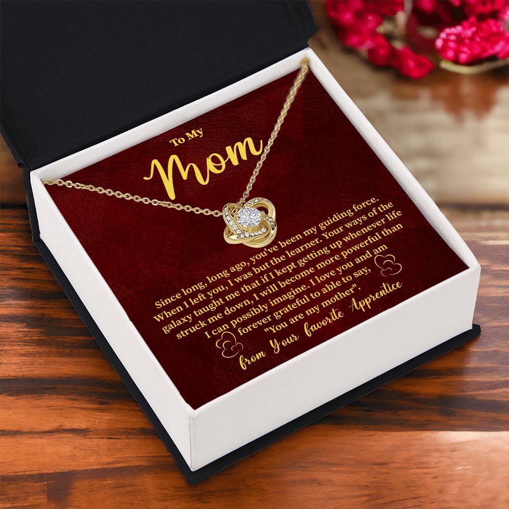Funny Galaxy Mom Necklace Gift – with Message Card