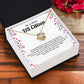 New US Citizen Gift – Necklace with Message Card