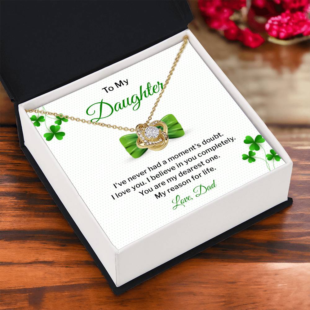 Daughter Gift from Dad – Green Gift Box & Card