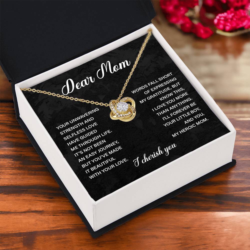 Dear Mom Dear Mom Necklace Gift Thoughtful Gift For Mom Unique Gift For Mother-child Bond Meaningful Gift For Mom Proud Son Gift For Mom Special Occasion Gift For Mom Best Mom Ever Necklace Spiritual Bond With Mom Necklace