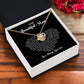 Mother Necklace from Son – with Gift Box & Message Card