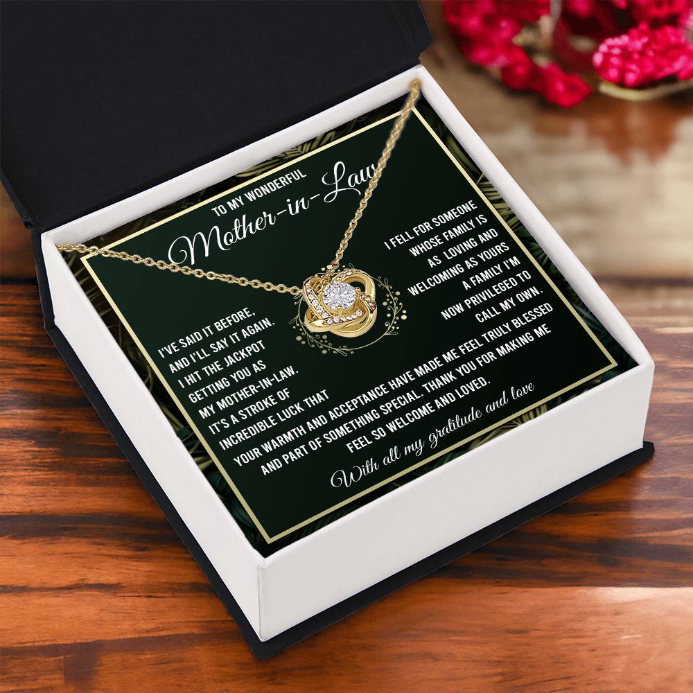 Mother-in-Law Necklace Gift from Daughter-in-Law