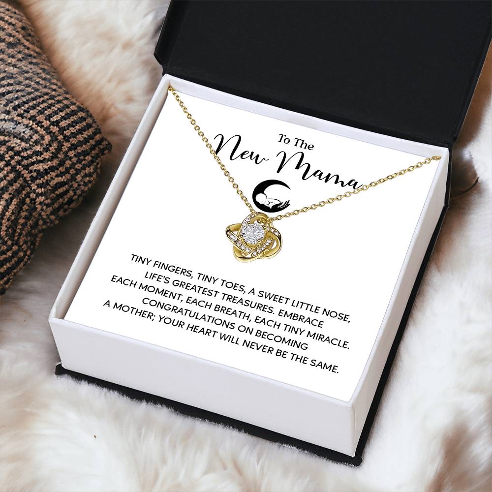 To The New Mama Gift From Your Mom Mama Jewelry Motherhood Gifts Personalized Baby Shower Gift Unique Gift For New Moms Sentimental Necklace For Mama Mom To Be Gift Cute Baby Shower Jewelry Welcome Baby Necklace Meaningful Gift For Mothers