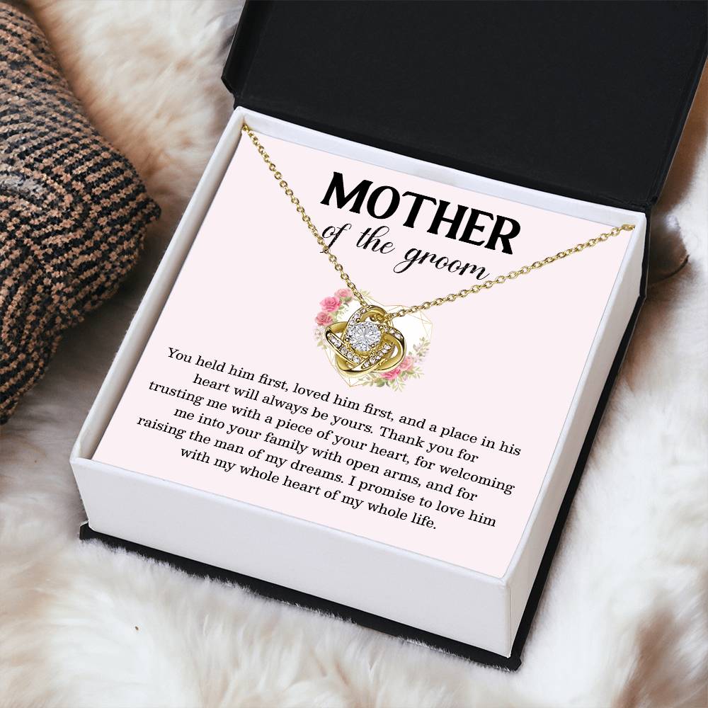 To The Mother Of The Groom Mother Of The Groom Necklace Gift Sentimental Jewelry For Mother Of The Groom Emotional Keepsake For Mother Jewelry Gift For Groom's Mom Special Gift For Groom's Mom Meaningful Gift For Groom's Mother