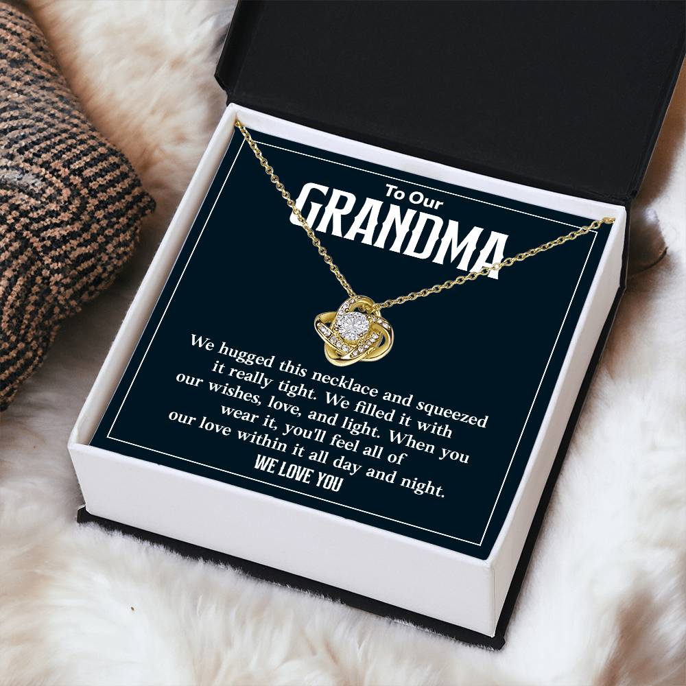 To Our Grandma Grandma Necklace Gift Heartfelt Gift For Grandma Sentimental Jewelry For Grandmother Emotional Necklace For Grandma Jewelry Gift For Grandma Grandchildren To Grandma Gift Special Gift For Grandma Meaningful Gift For Grandma