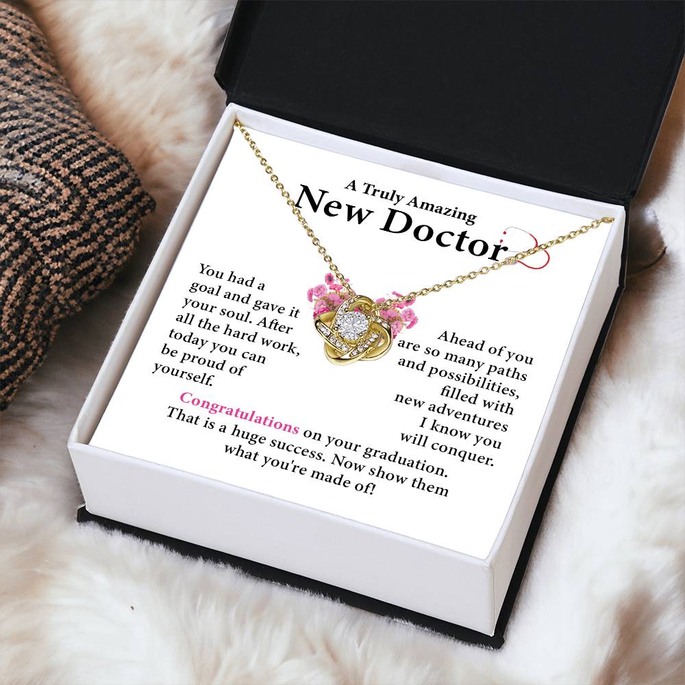 Graduation Necklace Gift for New Doctor Woman