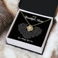 Mother Necklace from Son – with Gift Box & Message Card