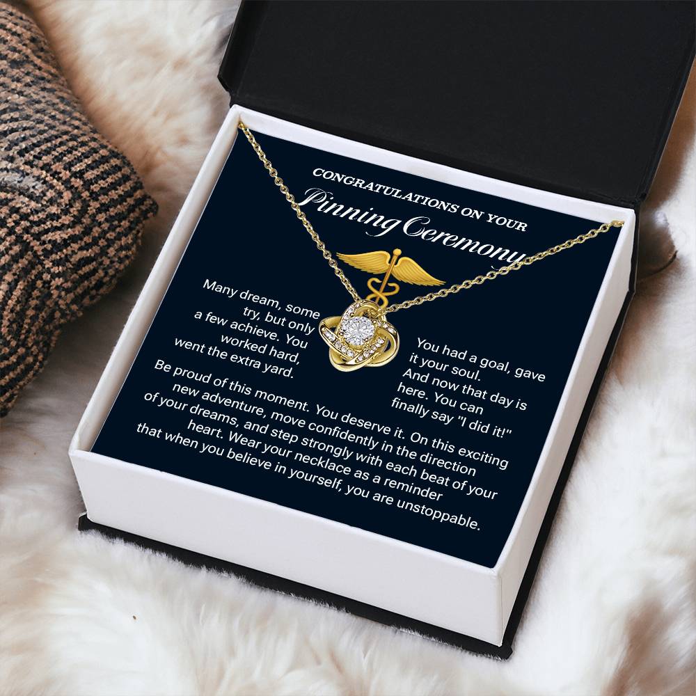 Congratulations On Your Pinning Ceremony Necklace Pinning Ceremony Necklace Gift Congratulations Pinning Ceremony Jewelry Believe In Yourself Necklace Jewelry For New Adventure Graduation Necklace Gift Necklace For Graduates