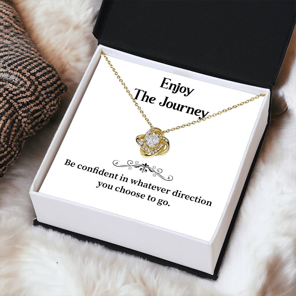 Enjoy The Journey Inspirational Necklace Gift Enjoy The Journey Necklace Best Motivational Gift Thoughtful Necklace For New Journey Motivational Jewelry For Women Emotional Gift For Encouragement Necklace With Message Of Confidence Motivational Gift