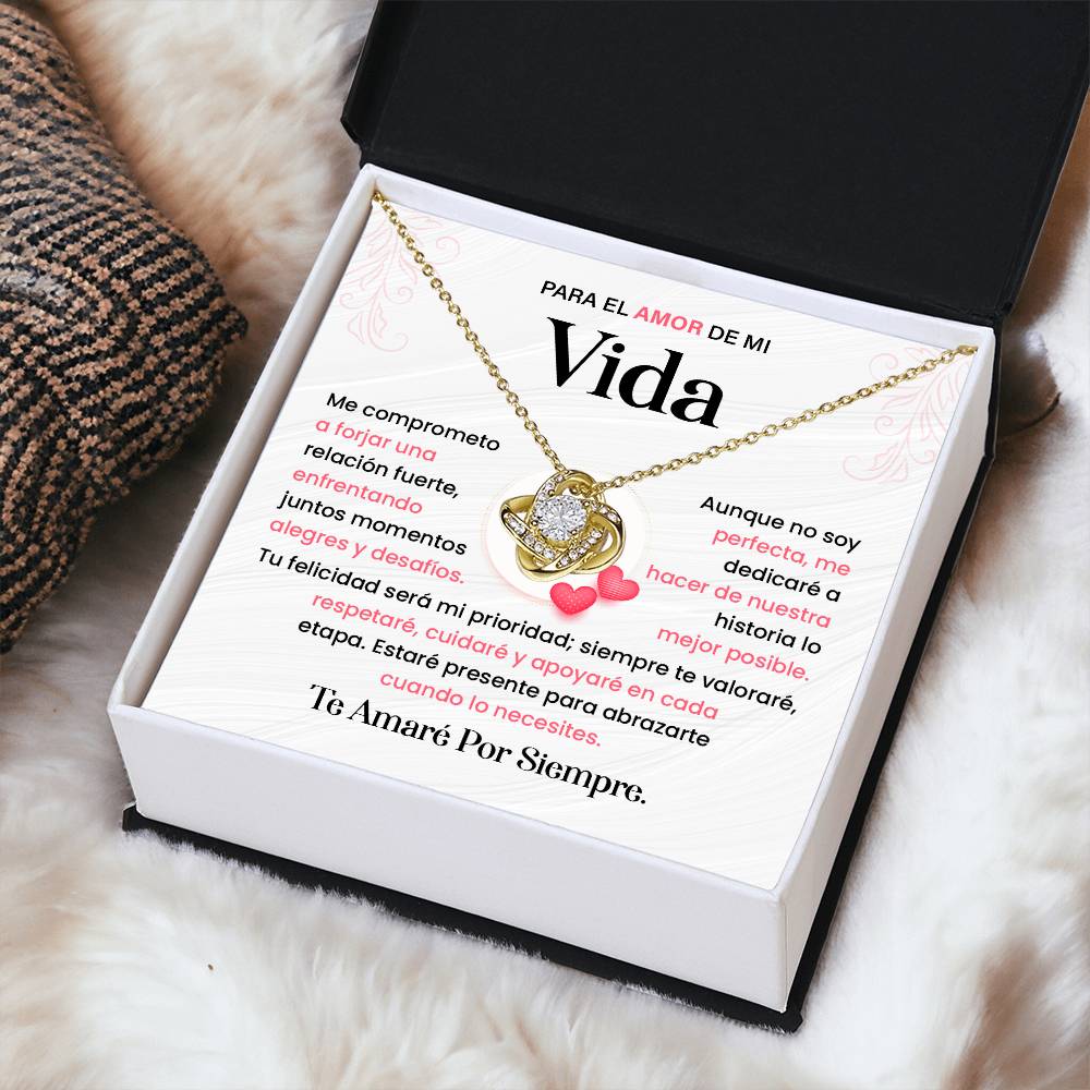 Spanish Romantic Necklace Gift for Her with Love Note