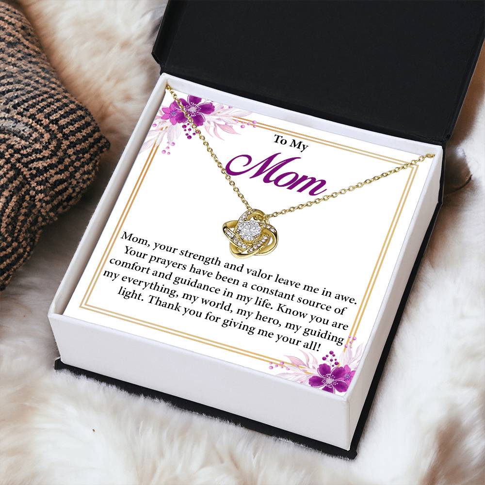 Mom Necklace Gift for Prayerful Mother – Gift Box