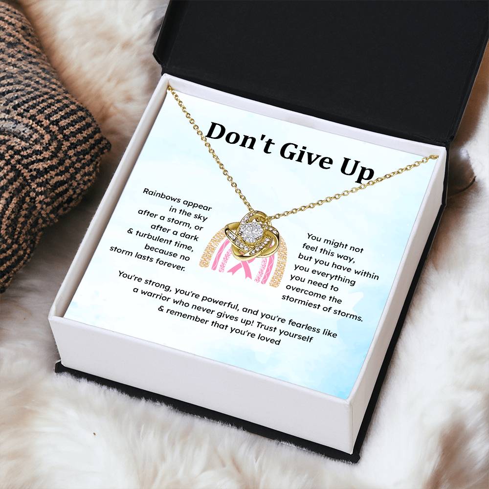 Don't Give Up Strength In Adversity Jewelry Don't Give Up Necklace Gift From Your Husband Meaningful Gift Supportive Gift Motivational Jewelry Never Give Up Necklace Breast Cancer Necklace For Soulmate Personal Growth Jewelry