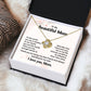 Mother Necklace Gift from Daughter – with Message Card