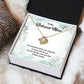 Beloved Mom Necklace Gift From Family With Message Card