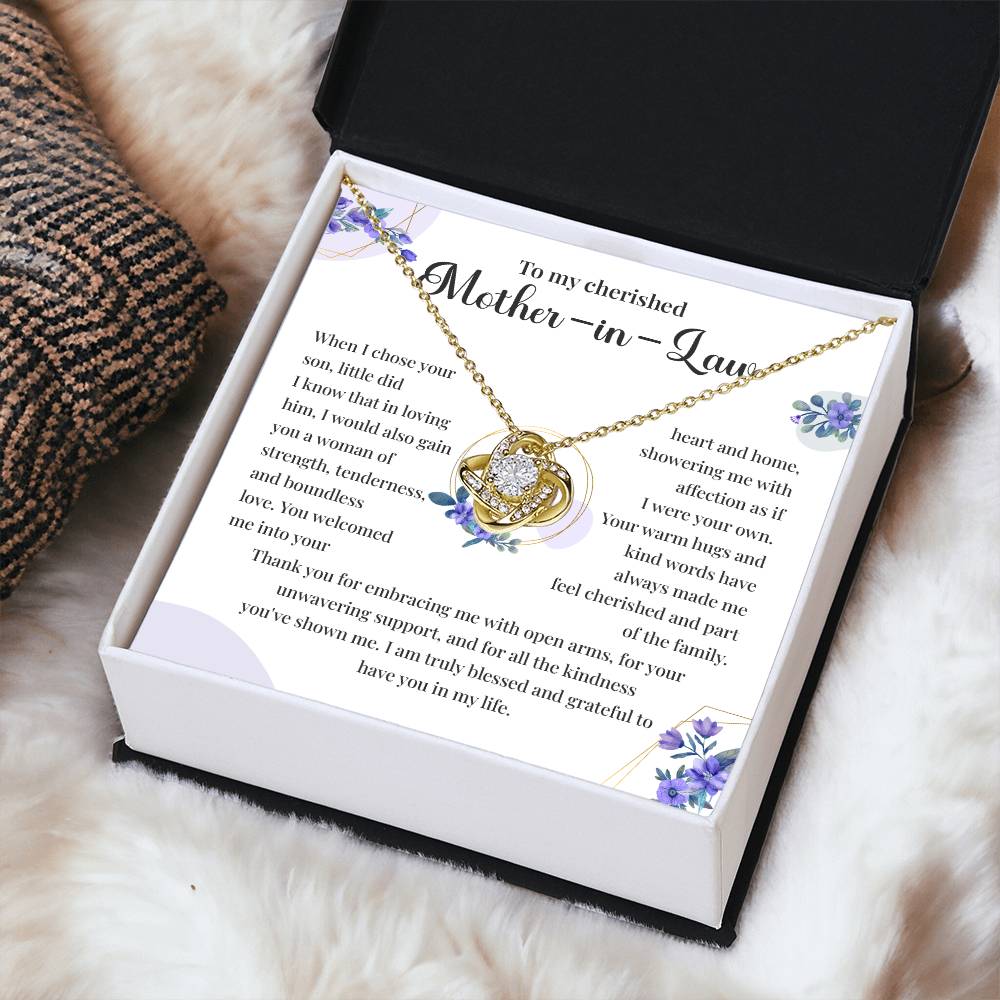 Necklace for Mother-in-law From Bride Wedding Day Gift