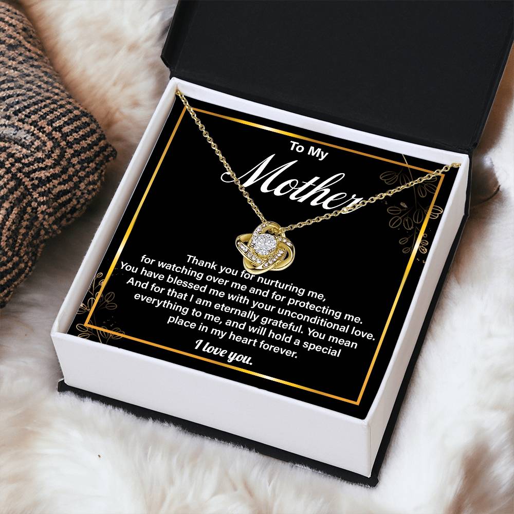 Mom Necklace Gift from Daughter – Gift Box Message